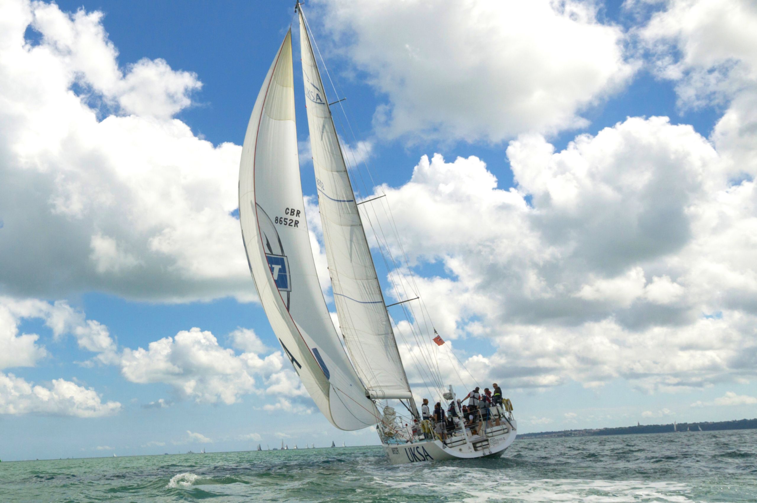Farr 65 Racing Yacht, Whirlwind II, at sea